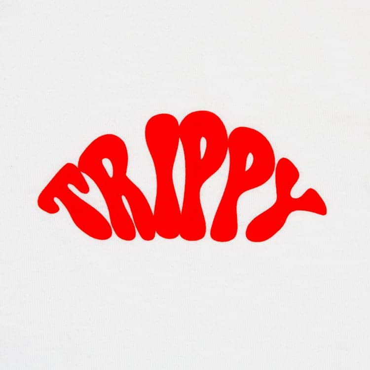 Mens T Shirt Red On White The Trippy Stix®